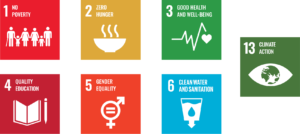 SDG 1-6 and 13